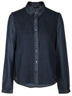 天絲純棉雪紡針織牛仔襯衫LIMITEDTOUCHOFDENIMHUXLEYSHIRT(TRUE)